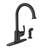 Bayhill Single Handle Kitchen Faucet with Side Spray-63998657