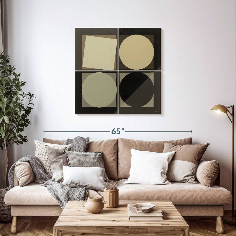 Geo Natural, 38" H x 38" W
