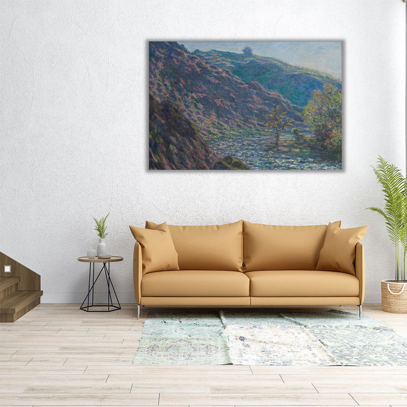 «The Petite Creuse River», reproduction d'art sur toile, H 32 po x l 48 po