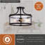 Plafonnier semi-encastré 3 lumières William-43666849