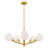 Adelyn 5-Light Gold Leaf Chandelier