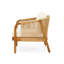 Chaise de patio avec coussins Fiora