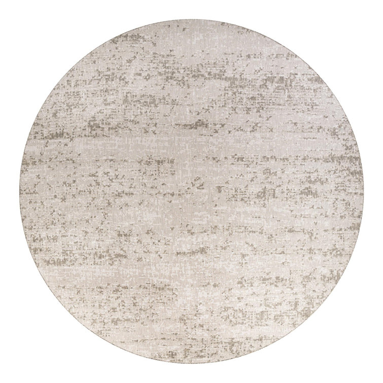 Bruss Gray Indoor/Outdoor Modern Rug