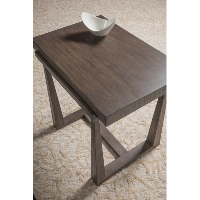 Cohesion Grantland Rectangle End Table, Antico