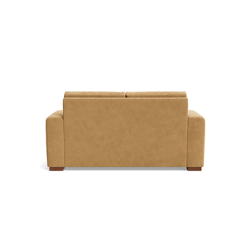 Couch Potato Loveseat (70"), Performance Velvet - Nutmeg