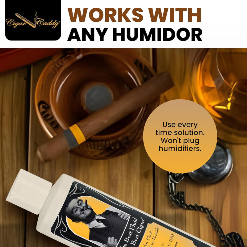 Cigar Caddy Humidification, 16-Ounce Activator Solution