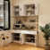 Cabinet 63'' W x 55.1'' H White Medium Density Fiberboard (MDF) Kitchen Cabinet Set Ready-to-Assemble