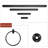 7 - Piece Bathroom Hardware Set