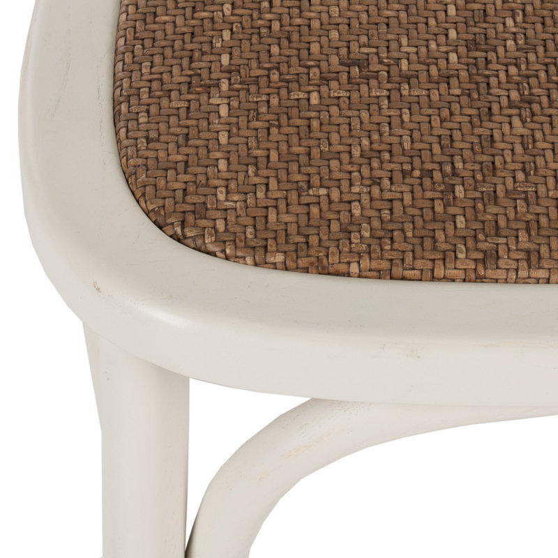 Deason 18.1'' H Oak Side Chair, Ivory