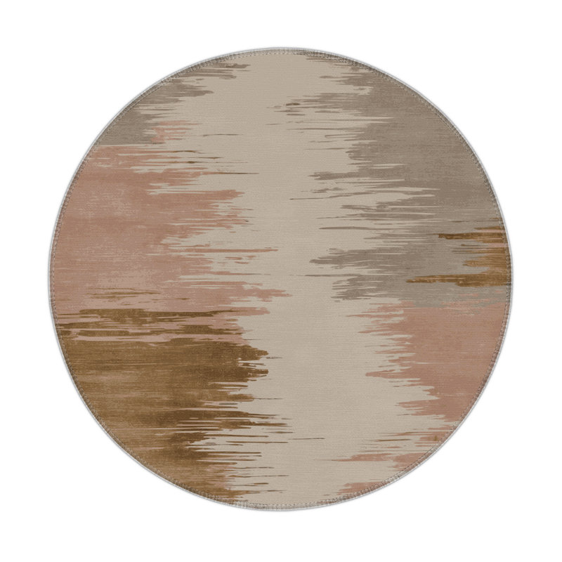 Tapis intérieur et extérieur gris Watercolor