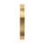 Large 23.5" Vintage Roman Numeral Wall Clock with Gold Trim