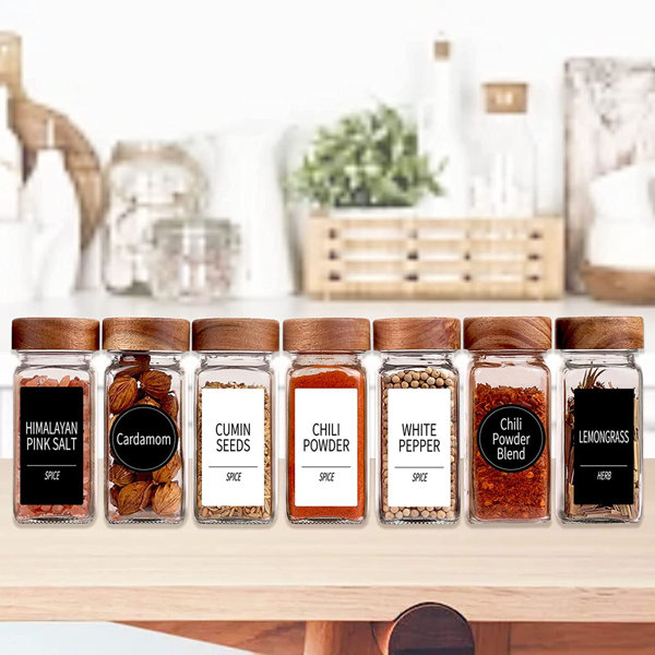 16 Jar Spice Jar & Rack Set Prep & Savour