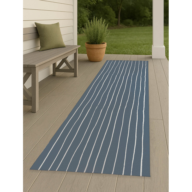 Tapis d'extérieur antidérapant Smooth Lay, Tapis de couloir 2 pi 6 po x 8 pi