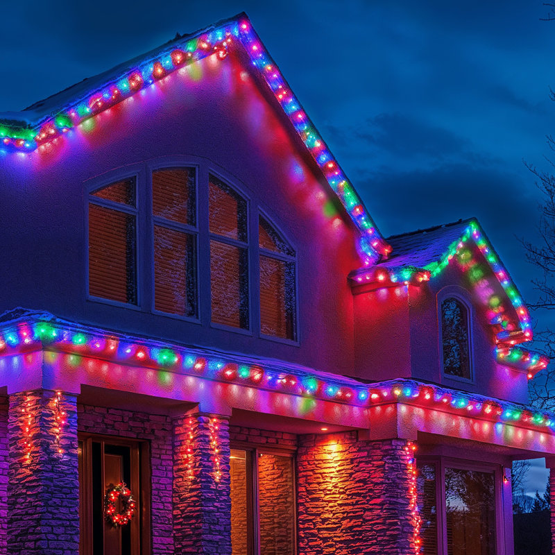 LED Rope Light w/ 8 Mode, Mix, 300" L