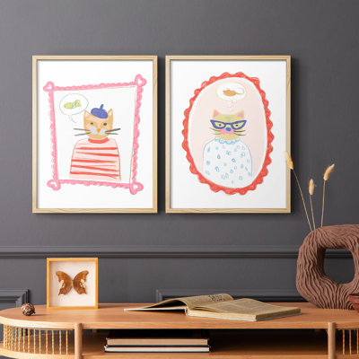 CameoCharactersI-Premium Framed Print -Ready to Hang - No Nails Required - No Nails Required