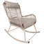 Chaise berçante pour l'extérieur avec coussin Hubhalsun-1436300592