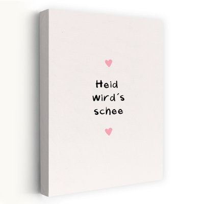 «Today Will Be Beautiful», reproduction d'art murale contemporaine