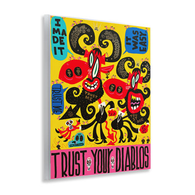 «Trust Your Diablos», plaque murale par Jorge R. Gutierrez
