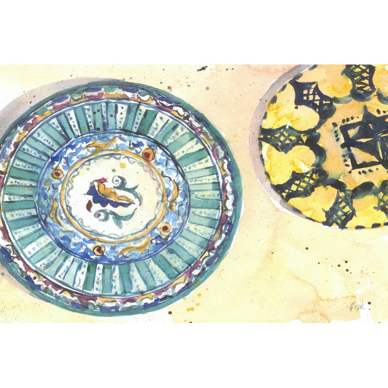 Plate Study I by Samuel Dixon - Wrapped Canvas Painting, 30cm H x 46cm W x 3.8cm D