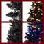 Arbre de Noël artificiel articulé 6 pi avec 920 branches et 280 lumières DEL changeantes-2068778024-2068778026