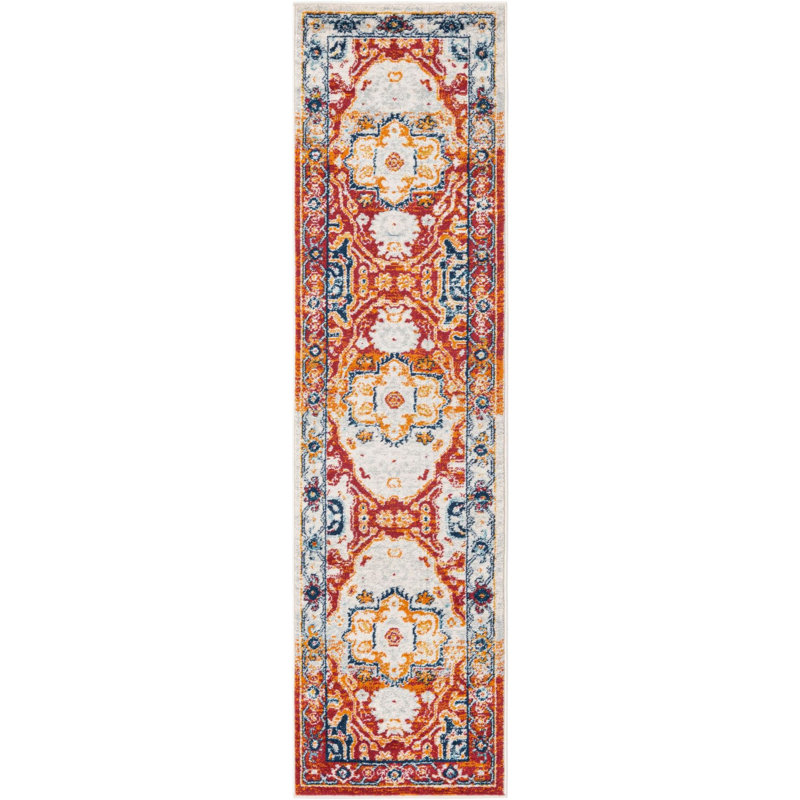 Ikat Indoor Rug, Runner 2' x 8'