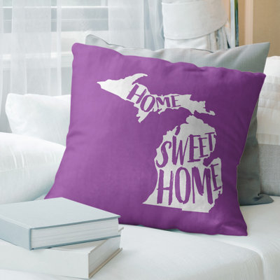 Home Sweet Throw Pillow