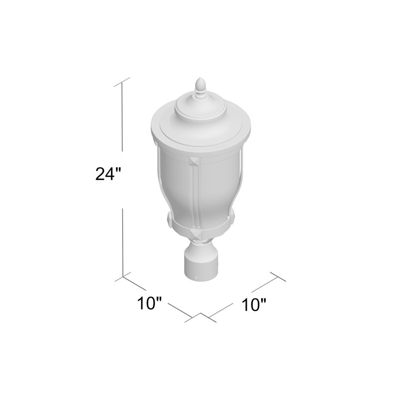 Tête de lanterne d’extérieur 3 lumières Urbanek