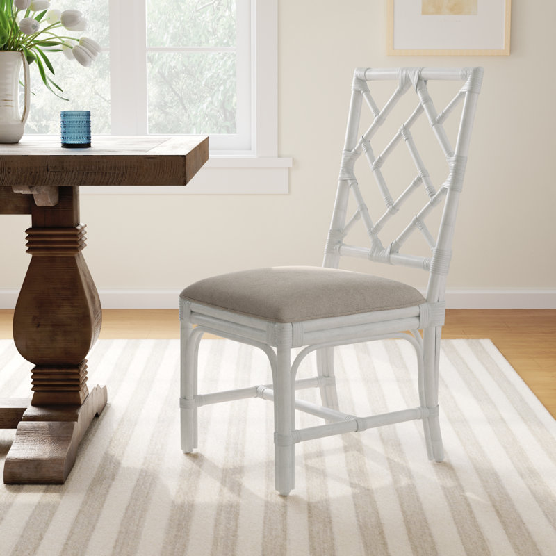 Wren Woven Side Chair, White