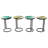 Etna Round Metal Outdoor Side Table , 19.5'' in. W 19.5'' in. D