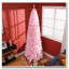 Sapin de Noël artificiel rose 8 'Tall