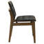 Chaise de salle à manger rembourrée Stahl Noyer