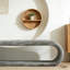 Banc rembourré en chenille de 52,17 po de largeur-1102206505