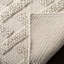 Tapis beige en laine tissé à plat à la main à motif géométrique Aldeline-1340847729