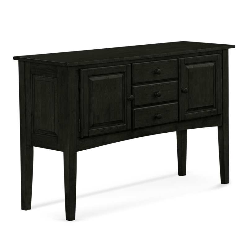 Hues 52.25'' Solid Wood Sideboard, Java