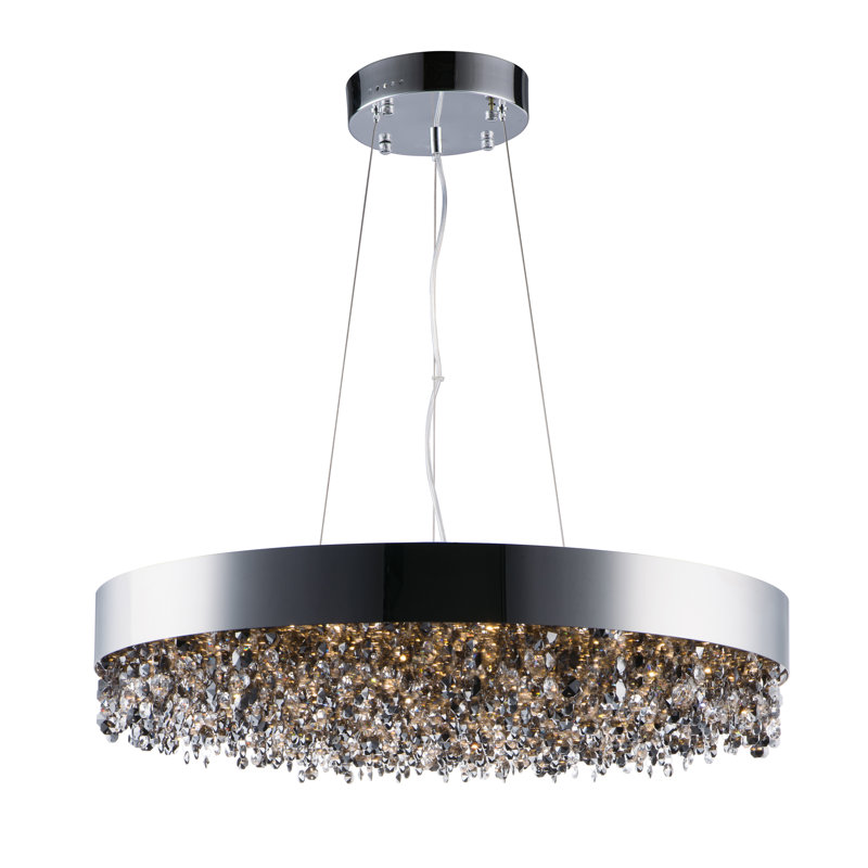 Sunnydale 22 - Light Dimmable LED Drum Chandelier