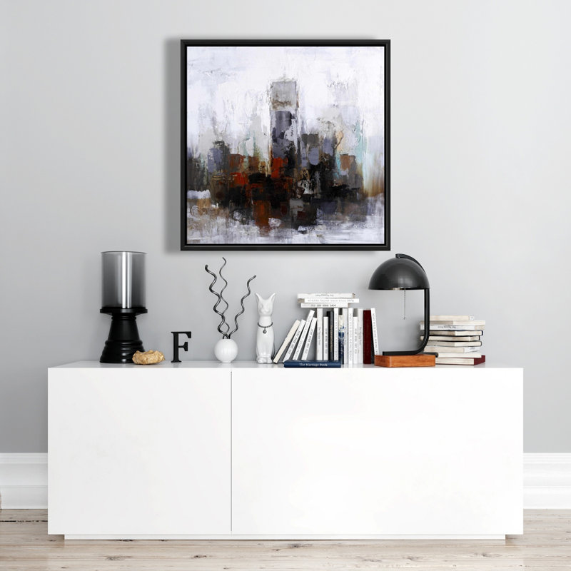 " Obscure Buildings ", 24" H x 24" W