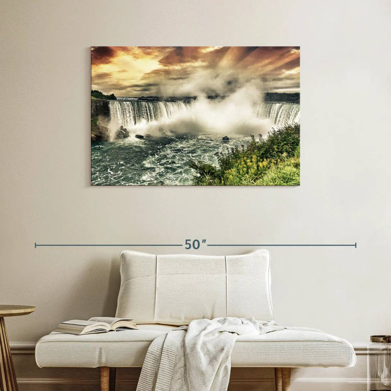 Alvord Niagara Falls Sunbeam, 26" H x 39" W