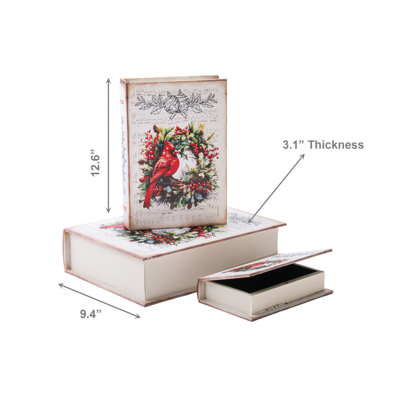 Livre de rangement Cardinal, lot de 3