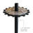 Manufactured Wood Freestanding Fishing Rack