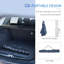 Parasol de plage carré 6 pi 5 po Clairton, bleu