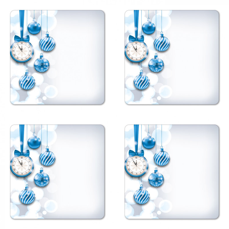Sous-verre clock