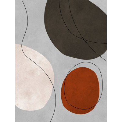 Earthy Organic Shapes Print