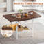 Ensemble de table de coin-repas extensible avec bancs et tabourets de rangement, ensemble de table de salle à manger de coin 6 pièces-380661249-380661251-380661254