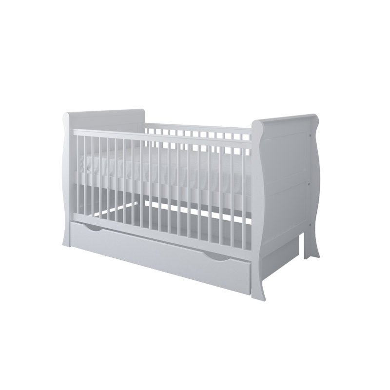 Valerton 3 Cot Bed, White, Yes