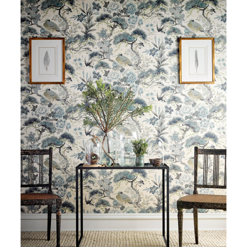 Botanica Animal Print Wallpaper Roll, Porcelain
