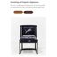 Chaise d'appoint Mid-Century moderne en velours avec structure en bois d'hévéa pour un usage domestique