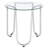 Dutton Chrome 3-piece Round Coffee Table Set