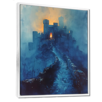 Bleu, bleu, été, forteresse de Legends - forteresse, art mural