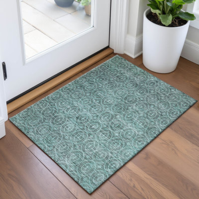 Premium Machine Washable Barry AMF1227 Geometric Rug
