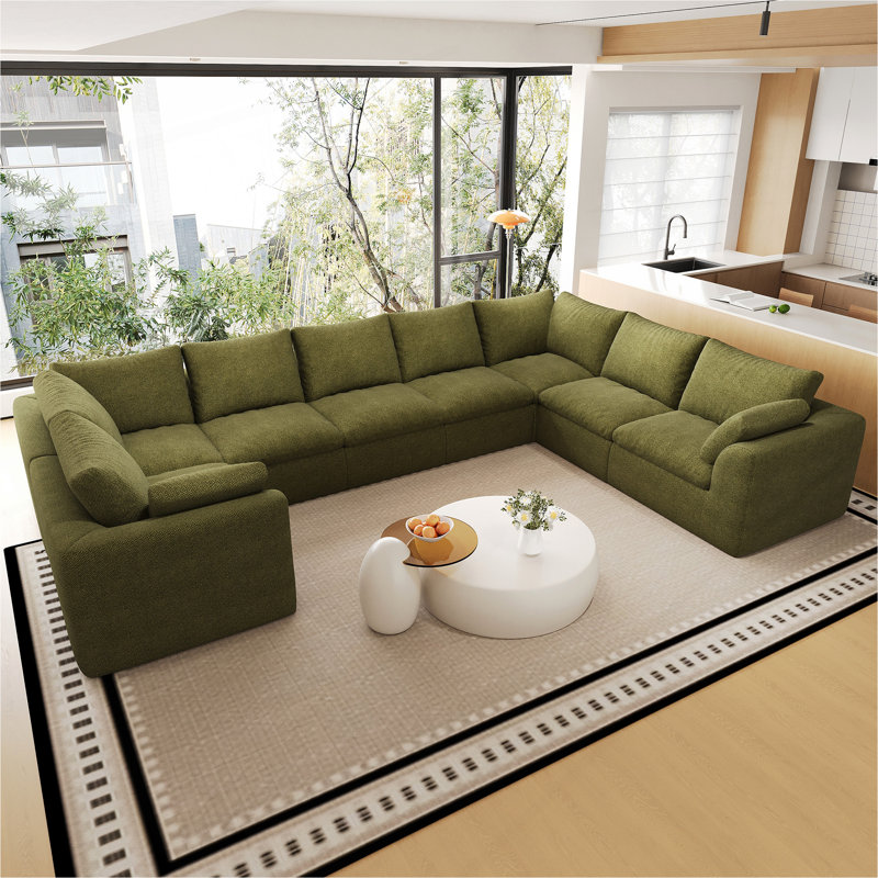 Upholstered 167.5 " Fabric Sofa